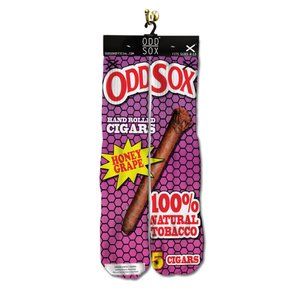 Odd Sox - Hand Rolled - Purple/White